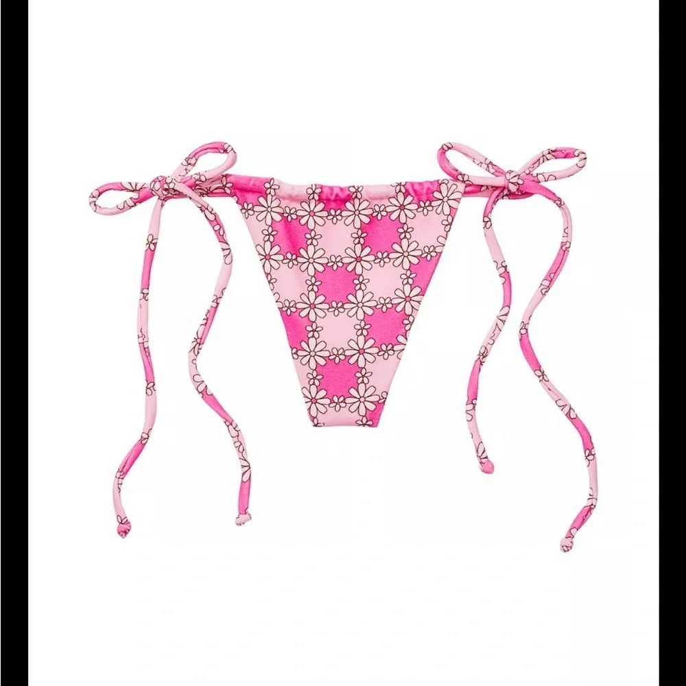 Frankie’s Bikinis Floral Tia Terry Bikini Bottoms
